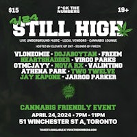 a flyer for a cannabis-friendly event in toronto